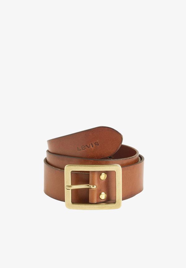 Levi's® MASON CENTERBAR BELT CAVIAR - Belt - caviar - browns-