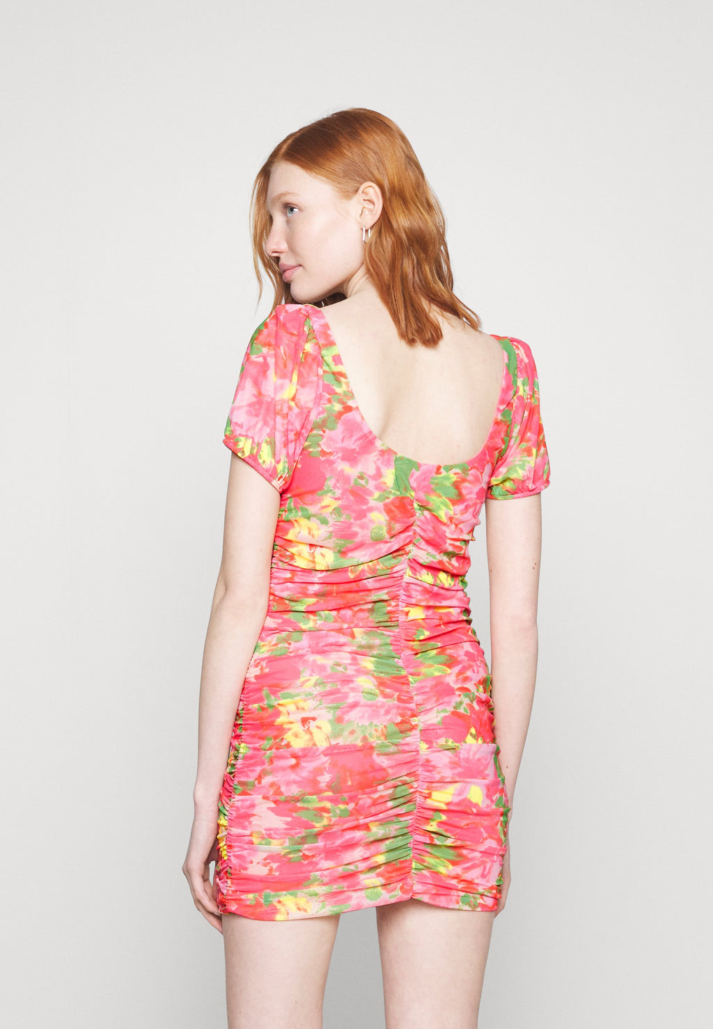ONLY ONLPARIS PUFF V NECK DRESS