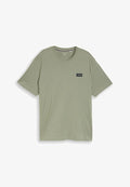 TOM TAILOR PLUS SIZE - MIT LOGO-BADGE - Basic T-shirt - greyish shadow olive