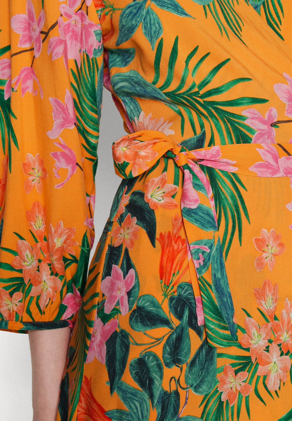 ONLY ONLTROPICA WRAP MIDI DRESS