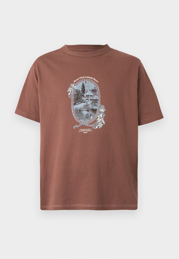 Jack & Jones JORNIAGARA GRAPHIC FRONT TEE - Print T-shirt - nutmeg