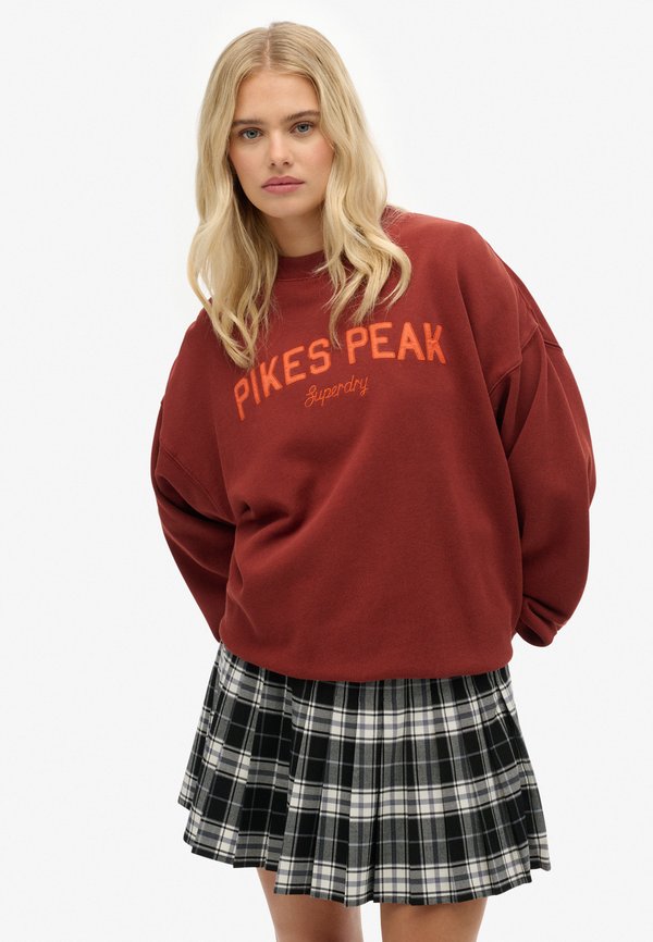 Superdry & Co CREW  - Sweatshirt - fired brick brown