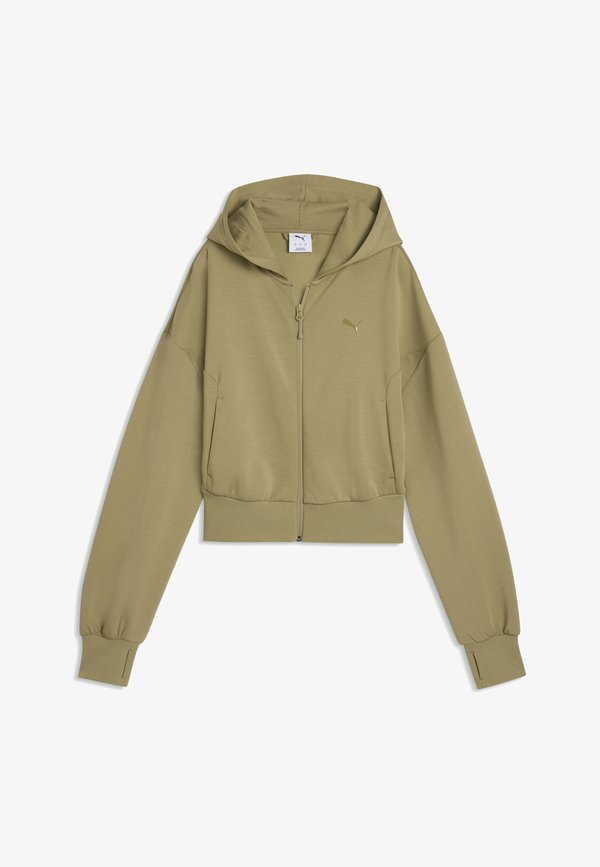 Puma TECH SENSE KAPUZEN - Zip-up sweatshirt - chai latte