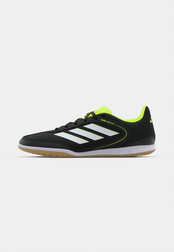 adidas Performance COPA INDOOR COURT CLUB  INDOOR FOOTBALL BOOTS - Indoor football boots - core black/footwear white/lucid lemon