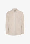 Calvin Klein Jeans STRIPE WASHED - Shirt - plaza taupe
