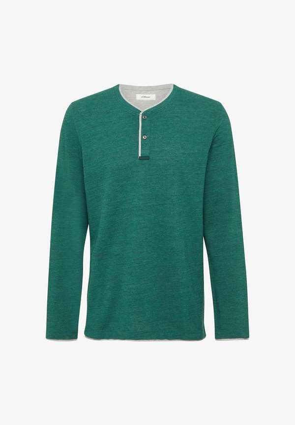 s.Oliver Long sleeved top - tannengrün