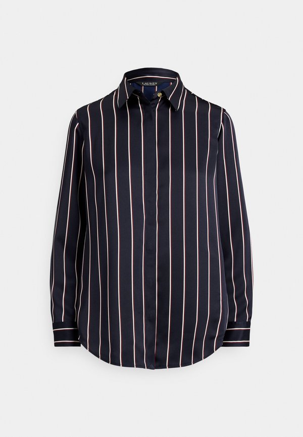 Lauren Ralph Lauren Petite CLASSIC FIT STRIPED CHARMEUSE SHIRT
