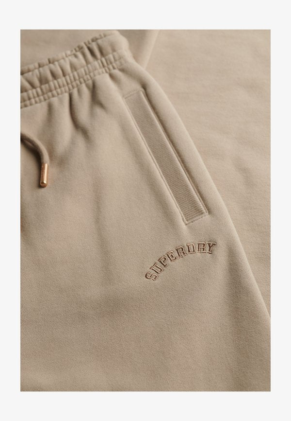 Superdry & Co ESSENTIAL LOGO JOGGERS - Tracksuit bottoms - cobblestone grey