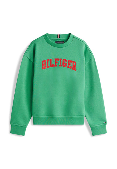 LOGO TERRY CREW NECK SWEATSHIRT