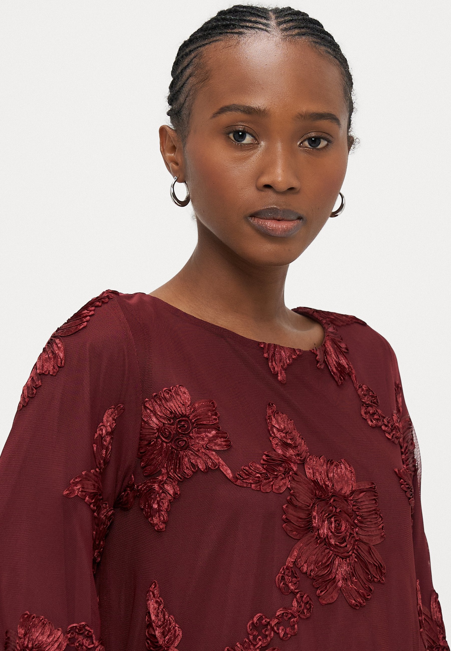 Gina Tricot Petite WIDE FLOWY MINI DRESS
