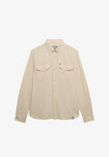 Superdry & Co THE MERCHANT STORE- LITE LONG SLEEVE - Shirt - riff white