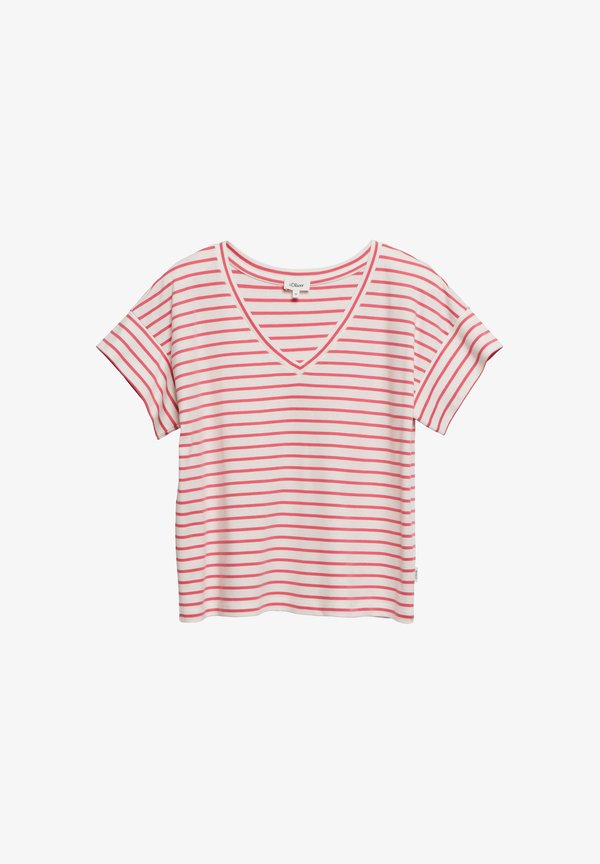 s.Oliver T-SHIRT - Print T-shirt - pfirsich