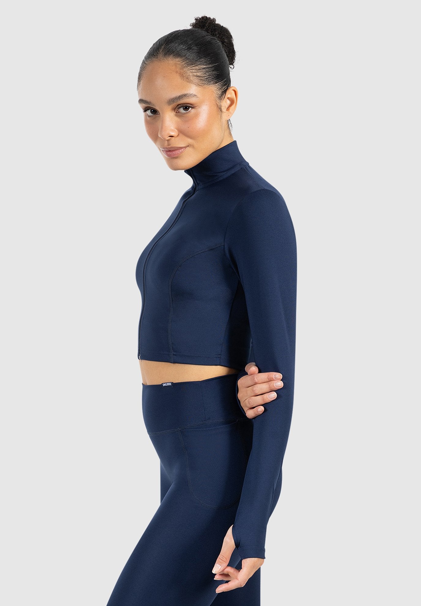 Smilodox CROPPED ZIP TRAINING NILAI
