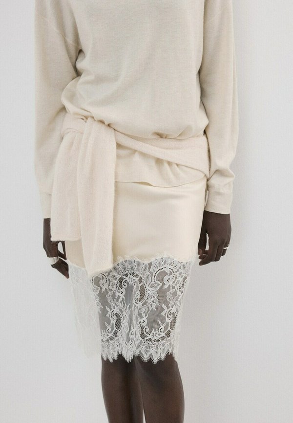 Mango Pencil skirt - beige