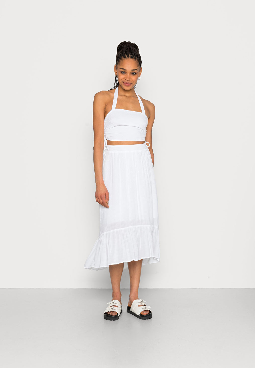 Hollister Co. BARE CINCH HALTER MIDI