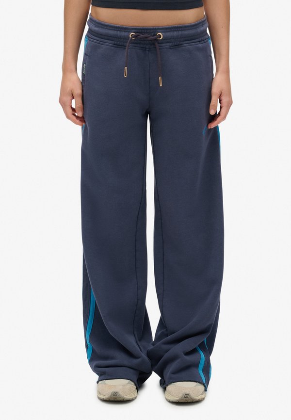 Superdry & Co ATHLETIC ESSENTIALS LOGO - Trousers - lauren navy