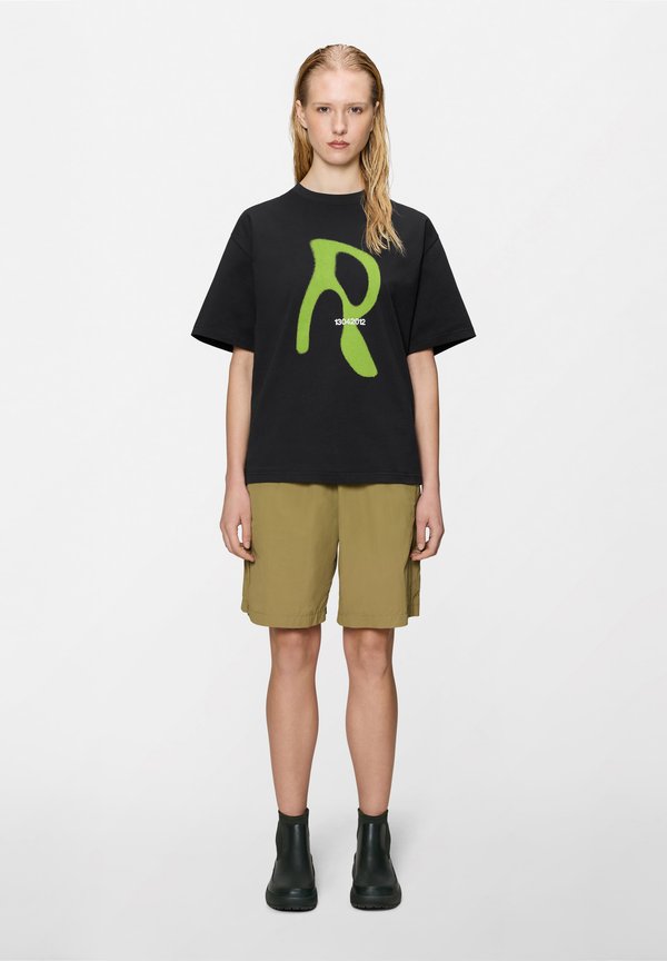 Rains CLASSIC BLURRED BLACK UNISEX
