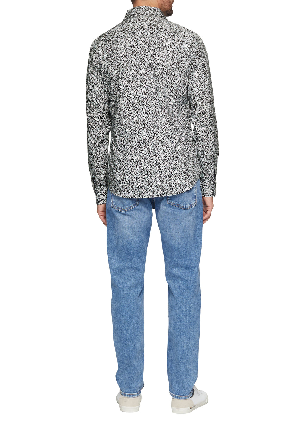 s.Oliver GEMUSTERTES HEMD IM SLIM FIT