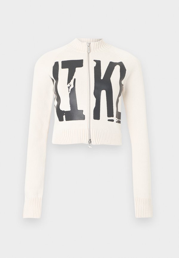 Nike Sportswear STREET GRAPHIC - Cardigan - chalk/black