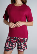 TOM TAILOR SET - Pyjama set - rot mittel allover