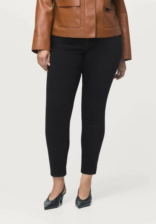 Mango Slim fit jeans - black denim