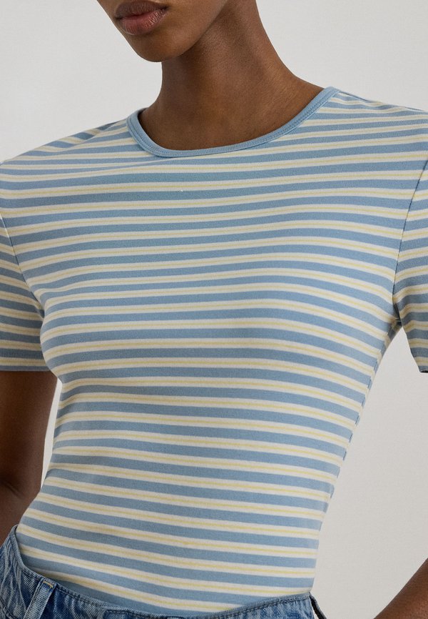 Lauren Ralph Lauren Petite STRIPED STRETCH COTTON TEE