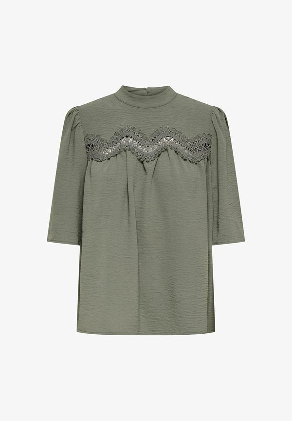 ONLY TOP ONLMETTE TOP - Blouse - smokey olive