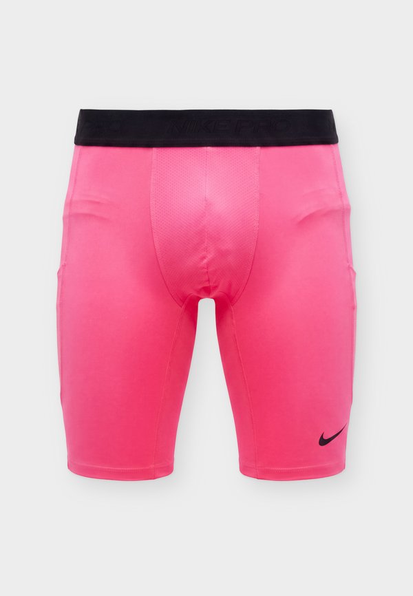 Nike Performance LONG SHORT - Leggings - hyper pink/black