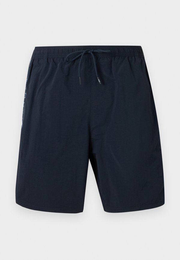Tommy Hilfiger TAPE LONG DRAWSTRING - Swimming shorts - desert sky