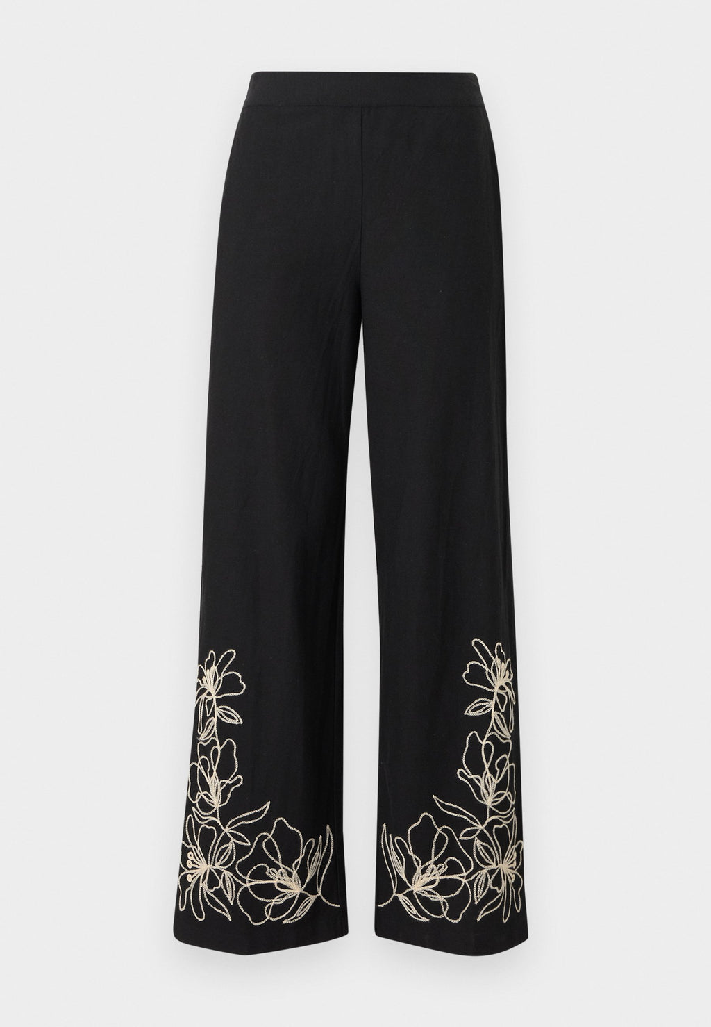 VILA VIPOLLI EMBROIDERED PANTS