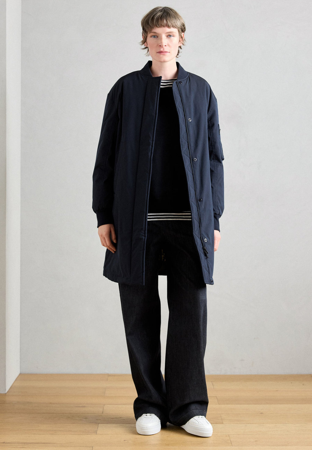 Marc O'Polo COAT LIGHT PADDED DETAILS WELTS