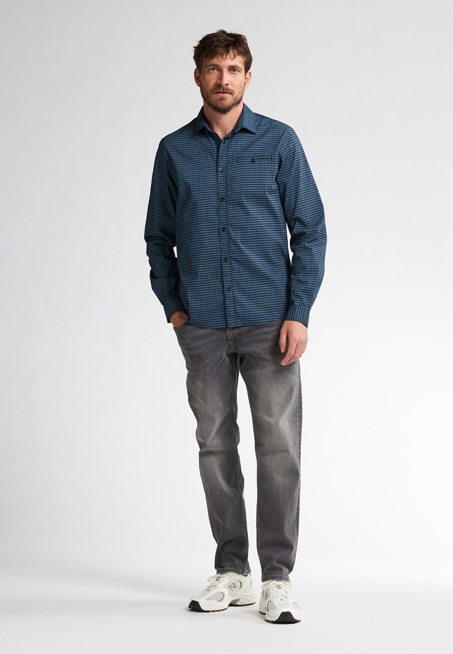 Petrol Industries FOND DU LAC LONG SLEEVE AOP