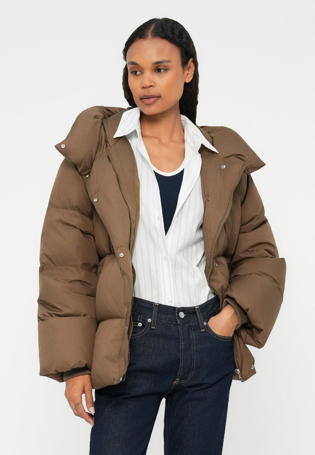 WATER REPELLENT DOWN WRAP JACKET Media 5