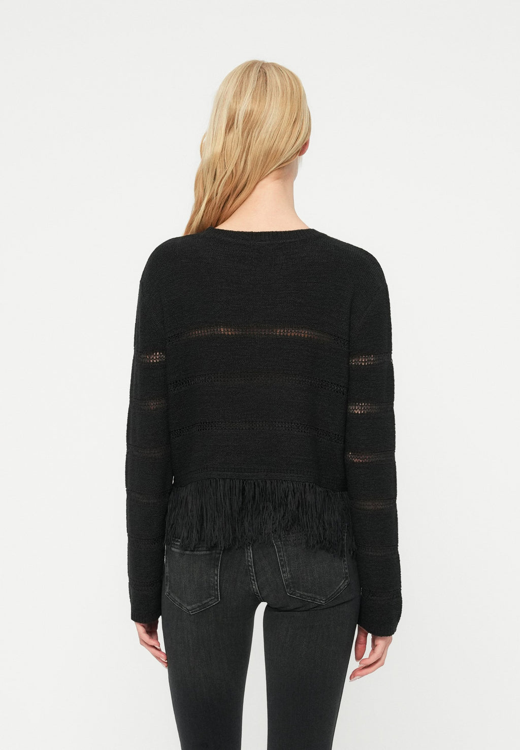 ONLY ONLLEA FRINGE O NECK