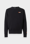 Nike Sportswear CLUB CREW - Sweatshirt - black/safety orange/white