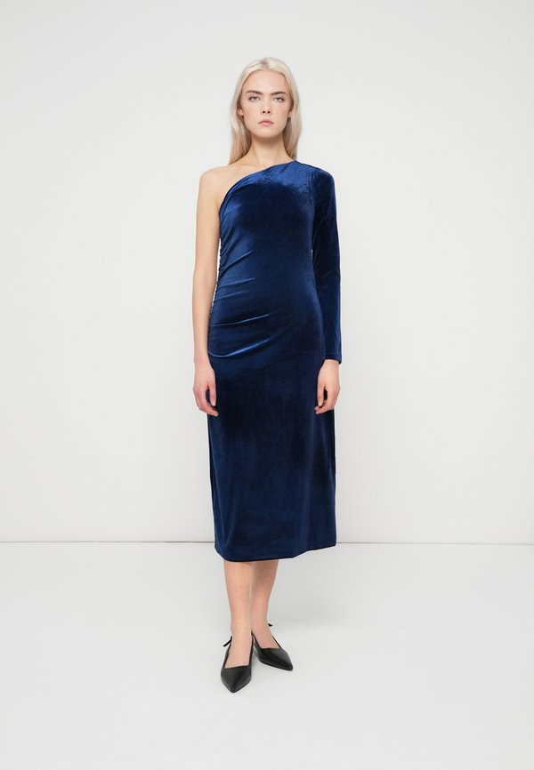 Vero Moda VMMONICA ONE SHOULDER DRESS  - Cocktail dress / Party dress - dark blue