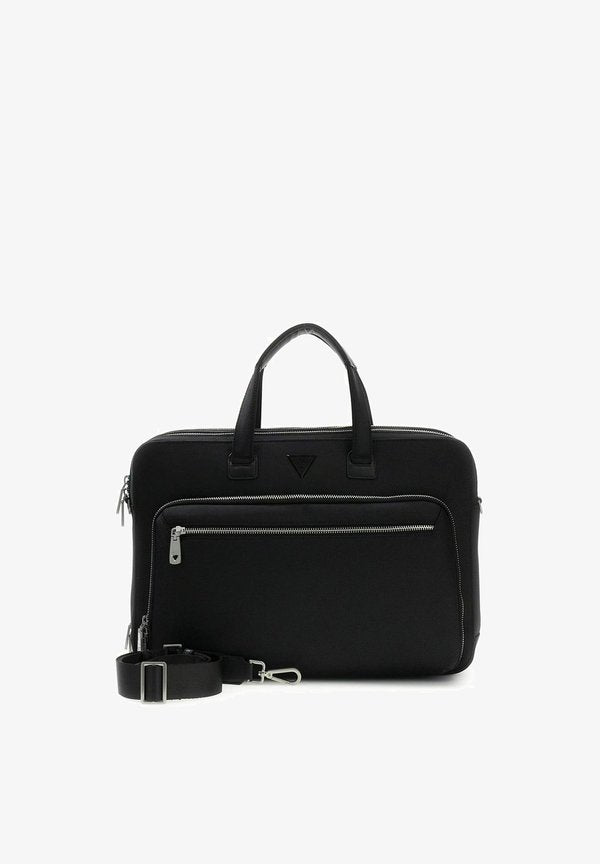 Guess BERNA LAPTOP BAG - Laptop bag - black