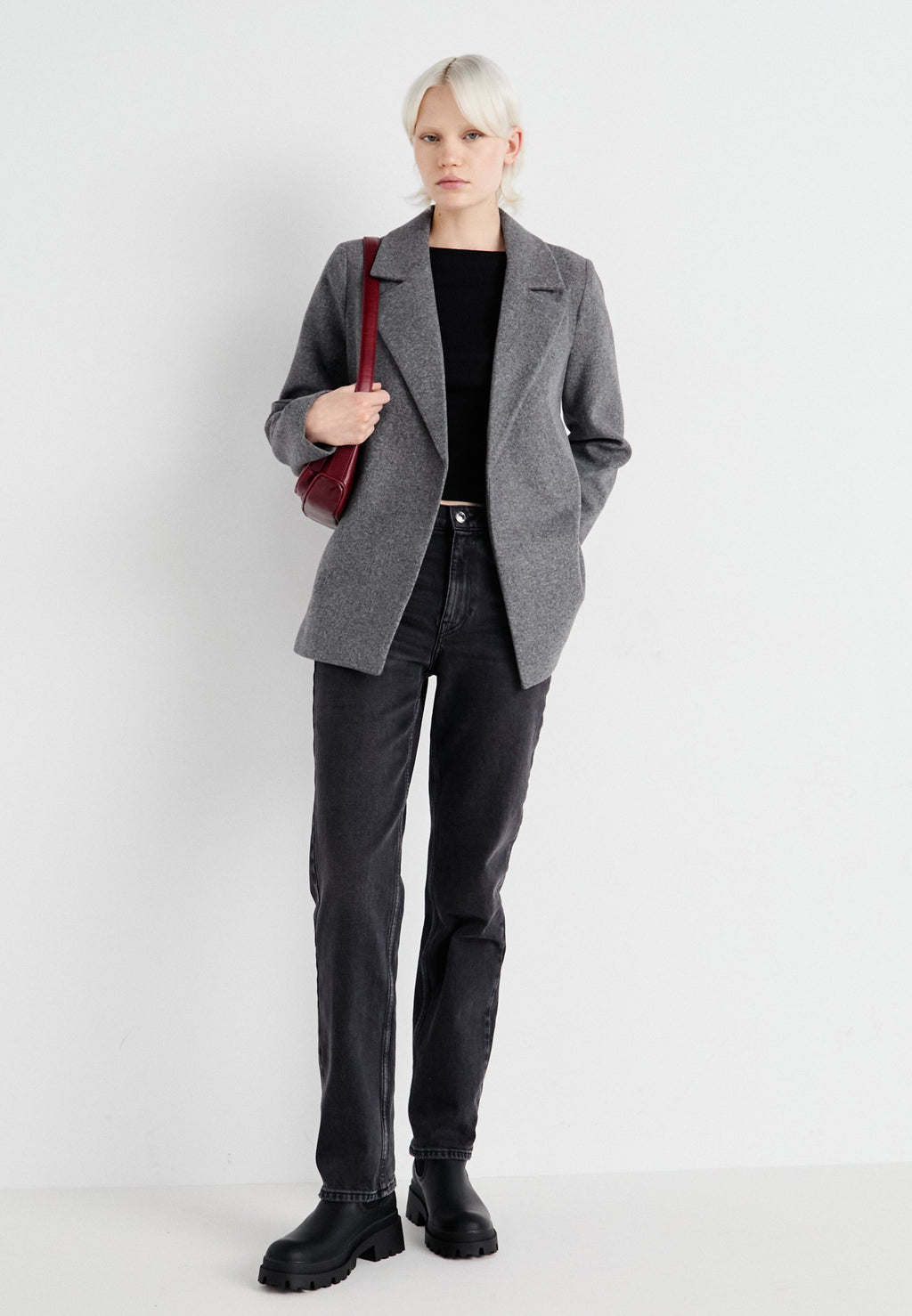 ONLY ONLALVILDA LIFE SHORT WRAP COAT