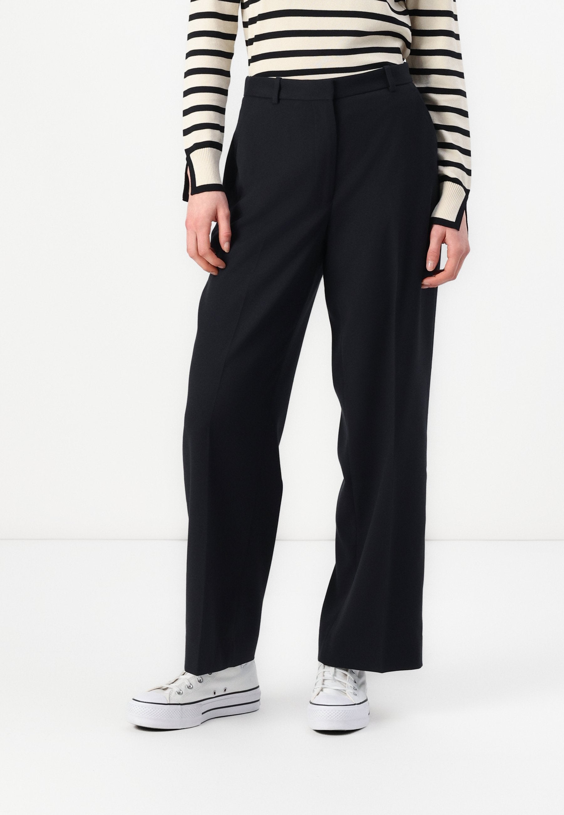 Abercrombie & Fitch Curve Love Tailored Wide Leg Pant