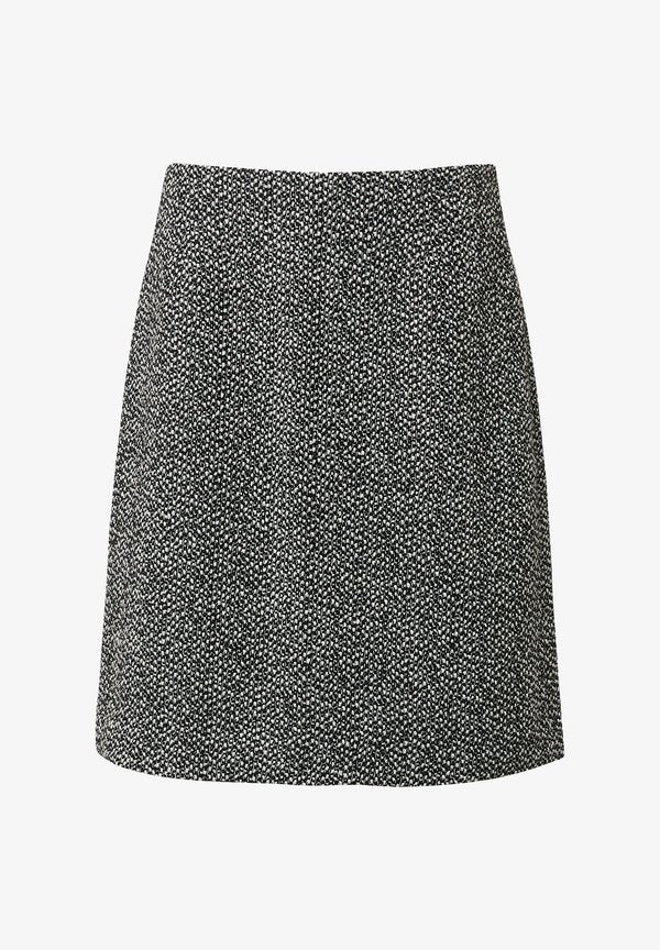 s.Oliver A-line skirt - schwarz