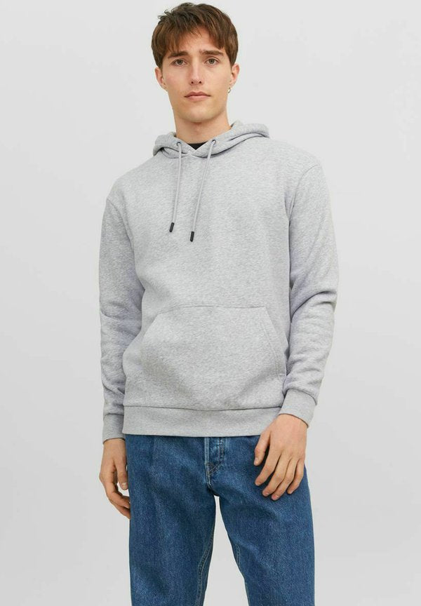 Jack & Jones JJEBRADLEY SWEAT HOOD NOOS - Hoodie - light grey melange