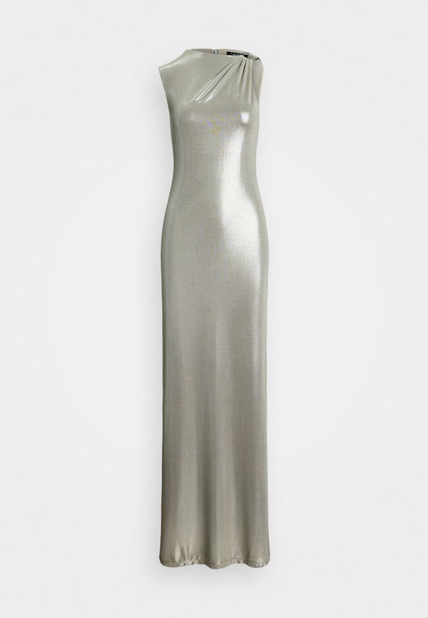 Lauren Ralph Lauren KEILLY BUCKLE TRIM METALLIC SLEEVELESS GOWN