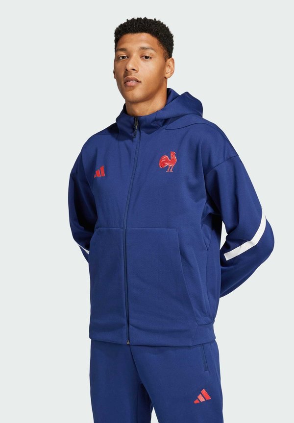 adidas Performance FRANCE TRAVEL Z.N.E. FULL-ZIP HOODED TRACK