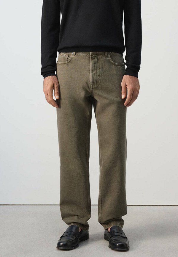 Mango ADULT - Relaxed fit jeans - khaki