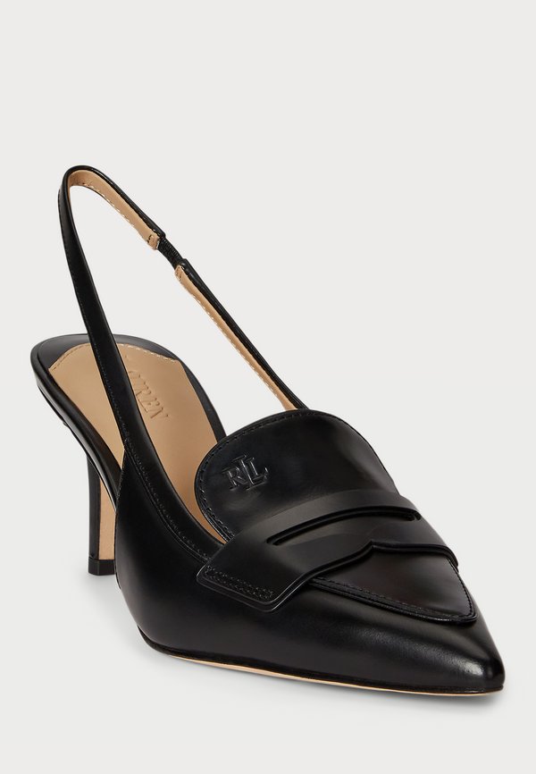 Lauren Ralph Lauren KHLOE LEATHER SLINGBACK LOAFER PUMP