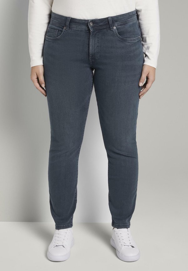 TOM TAILOR SLIM FIT - Slim fit jeans - used dark stone