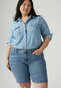 Levi's® SHAPING BERMUDA SHORTS - Denim shorts - camp denim short plus