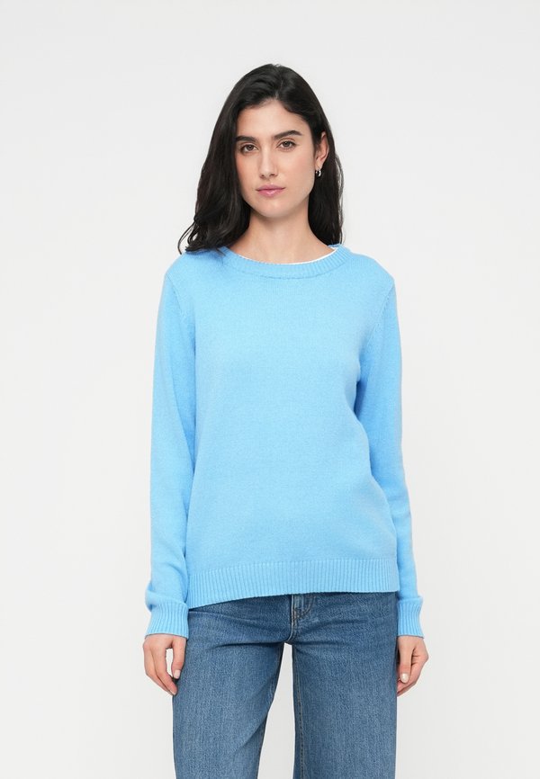 VILA VIRIL O-NECK L/S KNIT TOP - NOOS