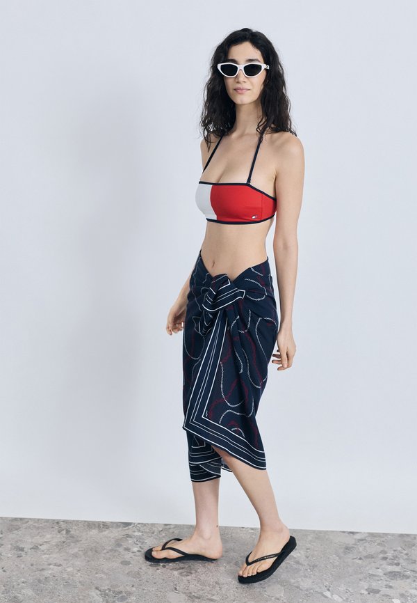 Tommy Hilfiger COVER UPS PAREO - Beach accessory - navy