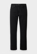 WASHED REGULAR STRAIGHT LEG BLACK JEANS Media 1